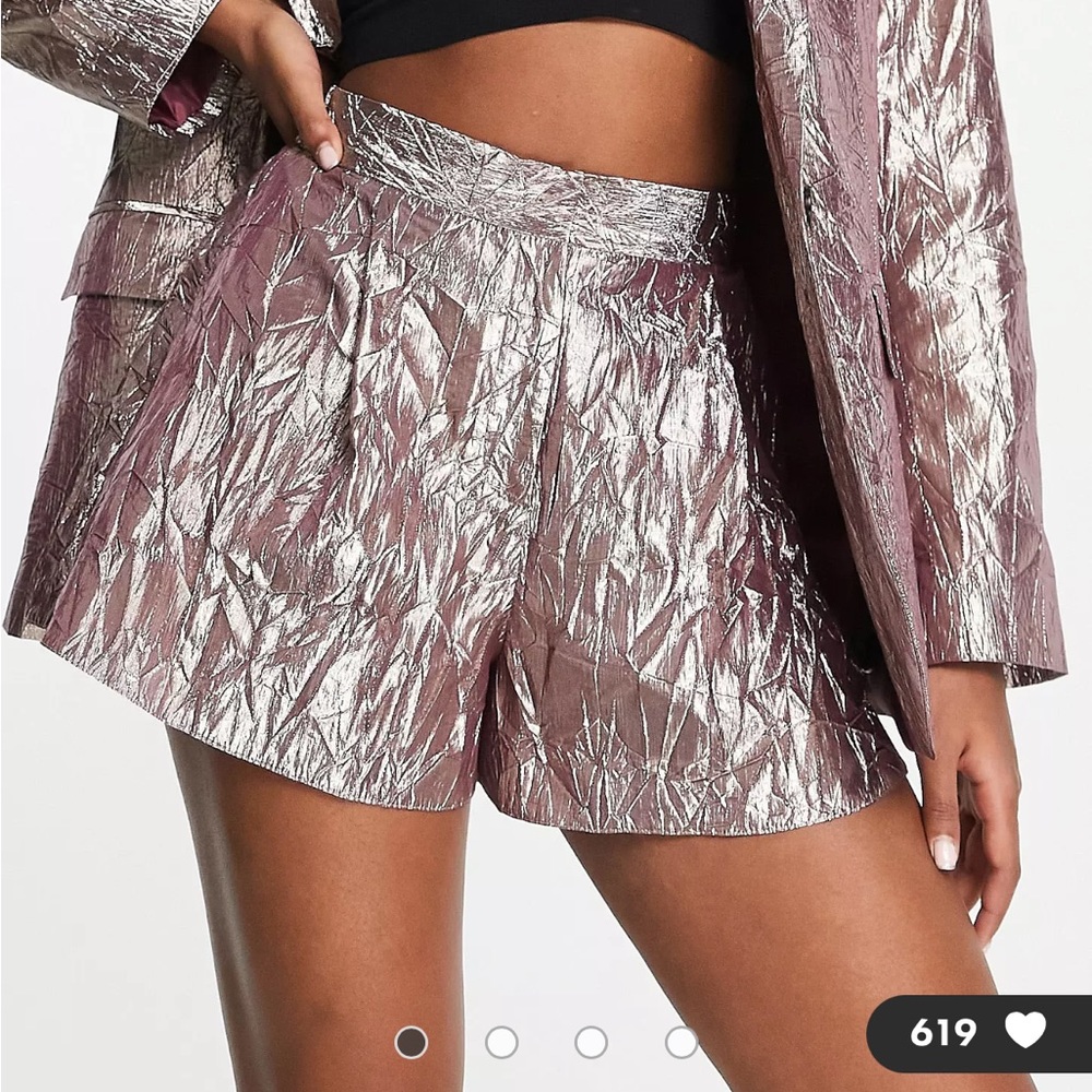 Size 6 ASOS shorts New with tags! Missed return window. Jacket also available!